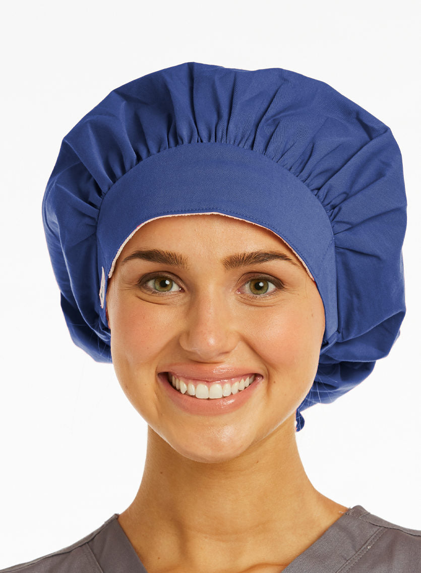 Honoson 6 Pcs Scrub Caps Women Nursing Hats with Buttons