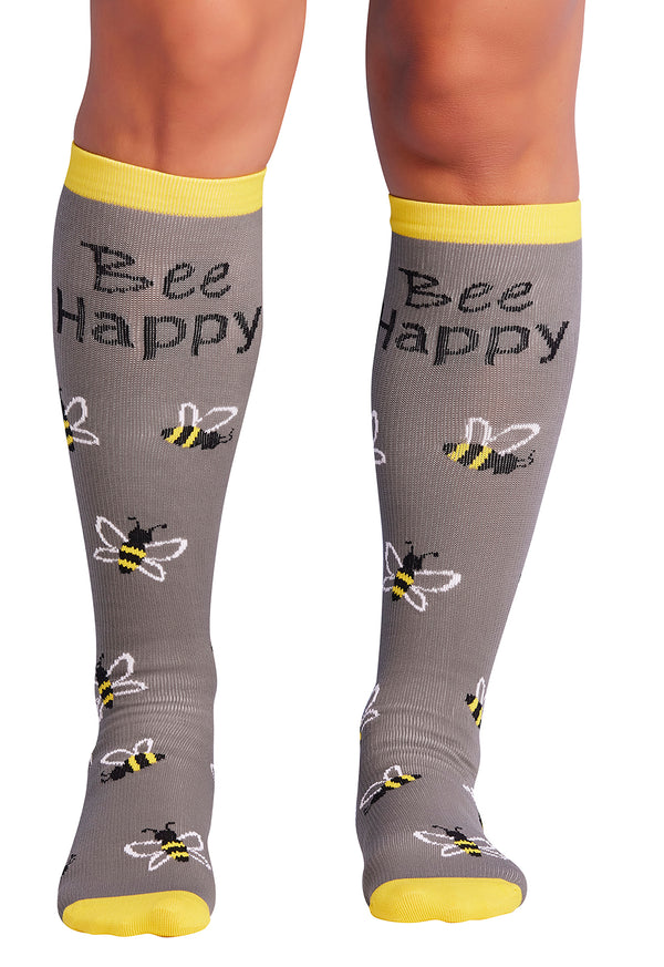 Bee Happy Support Socks