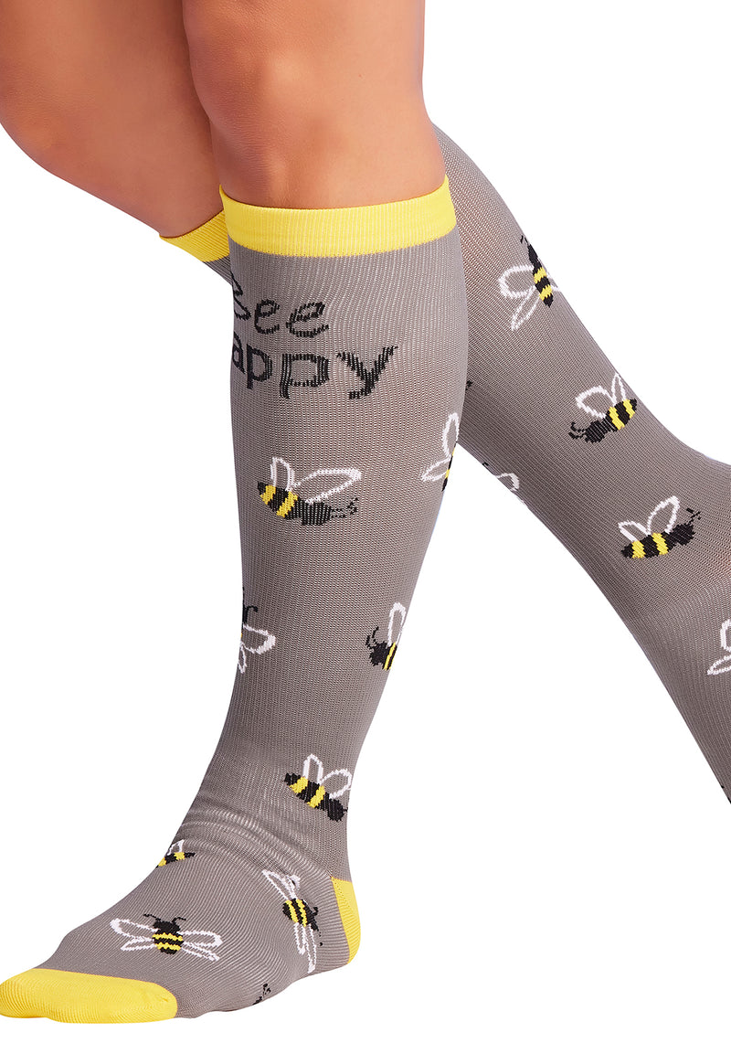 Bee Happy Support Socks