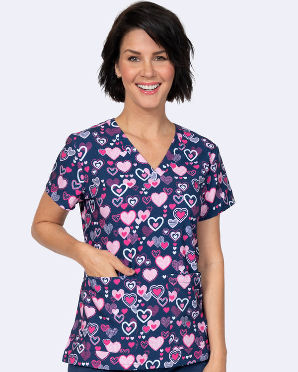 Audrey Print Top - A Touch of Love
