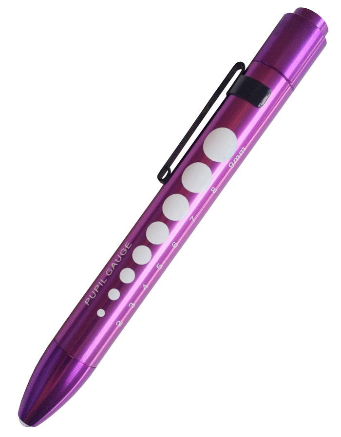 Purple Soft LED Pupil Gauge Penlight