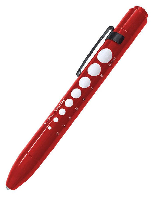 Red Soft LED Pupil Gauge Penlight