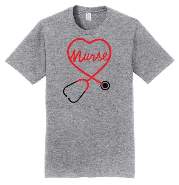 Grey Nurse Heart T-Shirt-Unisex