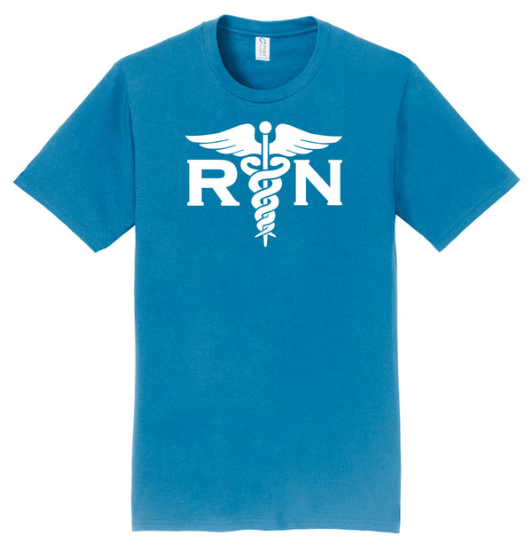Blue RN Caduceus T-Shirt-Unisex