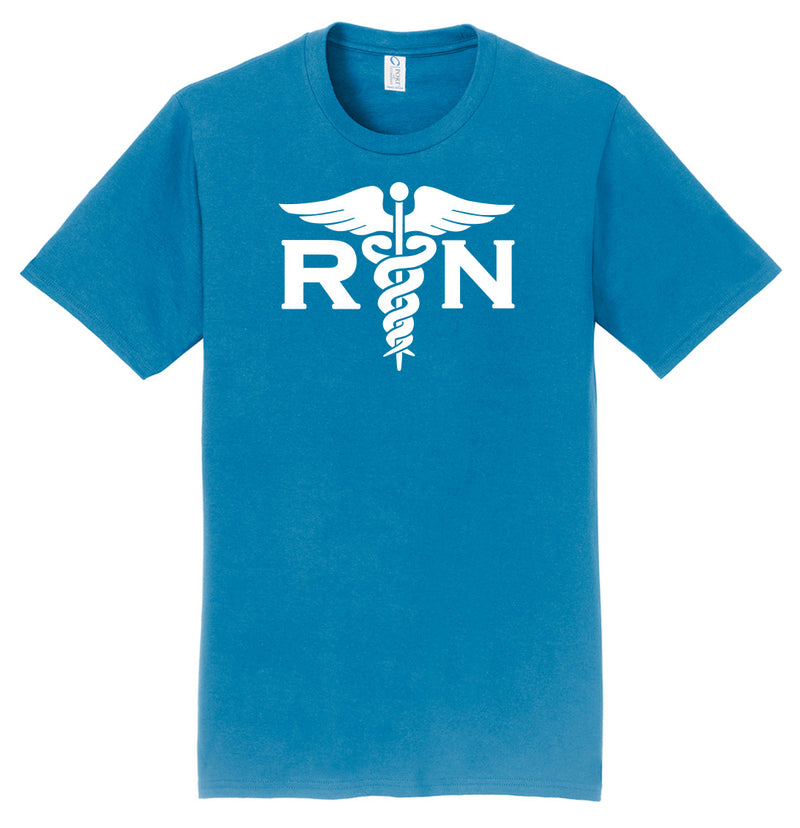 Blue RN Caduceus T-Shirt-Unisex